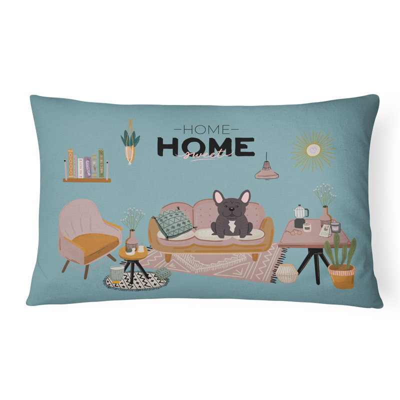  Housse et insert de coussin d'extérieur pour l'extérieur, Bouledogue français bringé