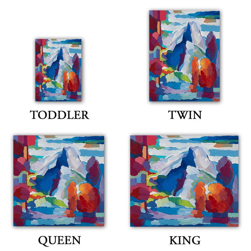 Abstract Duvet Cover, 1 Twin Duvet Cover + 1 Standard Sham