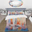 Ensemble de housse de couette de transport Sail Sail Abstract Winds III - Microfibre de polyester-110397934
