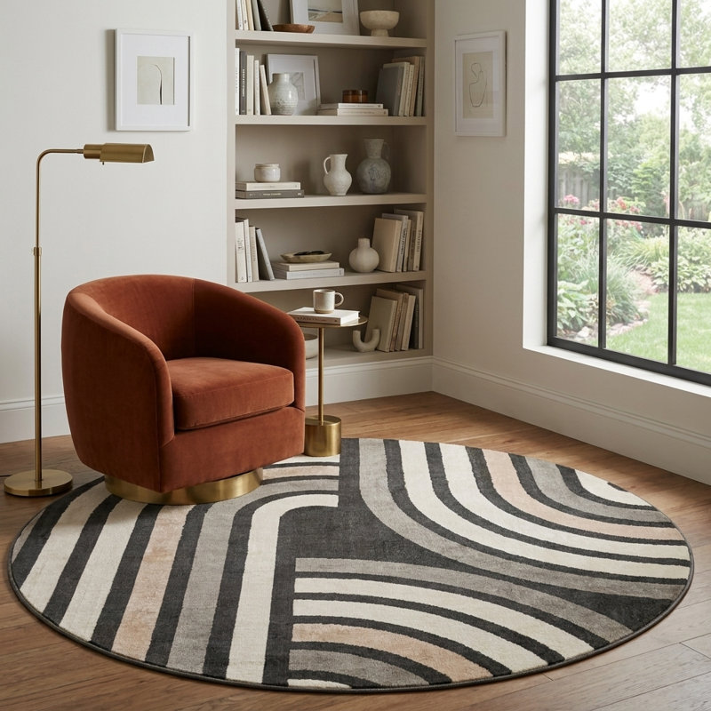 Tapis Nardin, Rond 5 pi 3 po