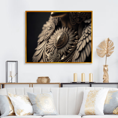Portrait d'une femme boho chic II - reproduction sur toile