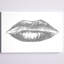 «Glitter Lips I» par Studio W - impression sur toile tendue-779963527