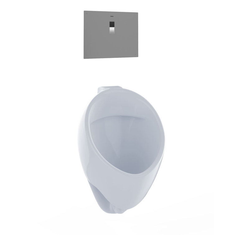 TOTO® Wall-Mount ADA Compliant 0.125 GPF Urinal with Back Spud Inlet, Cotton White - UT105UV#01