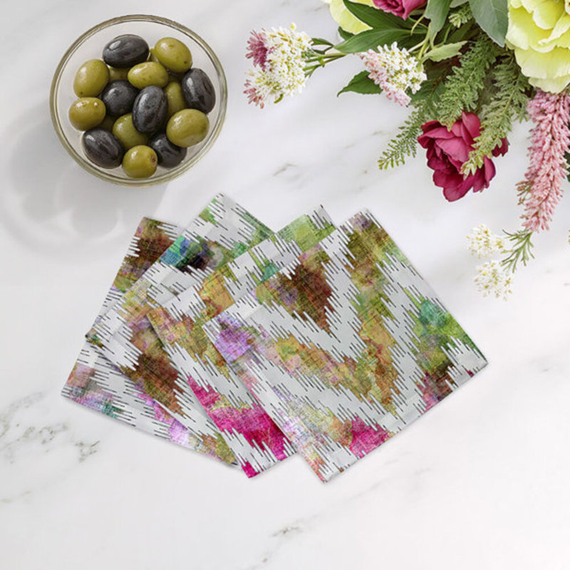 Cotton Blend Square Napkins, Richesse