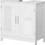 Sous le lavabo - 2 portes avec armoire de rangement supplémentaire réglable