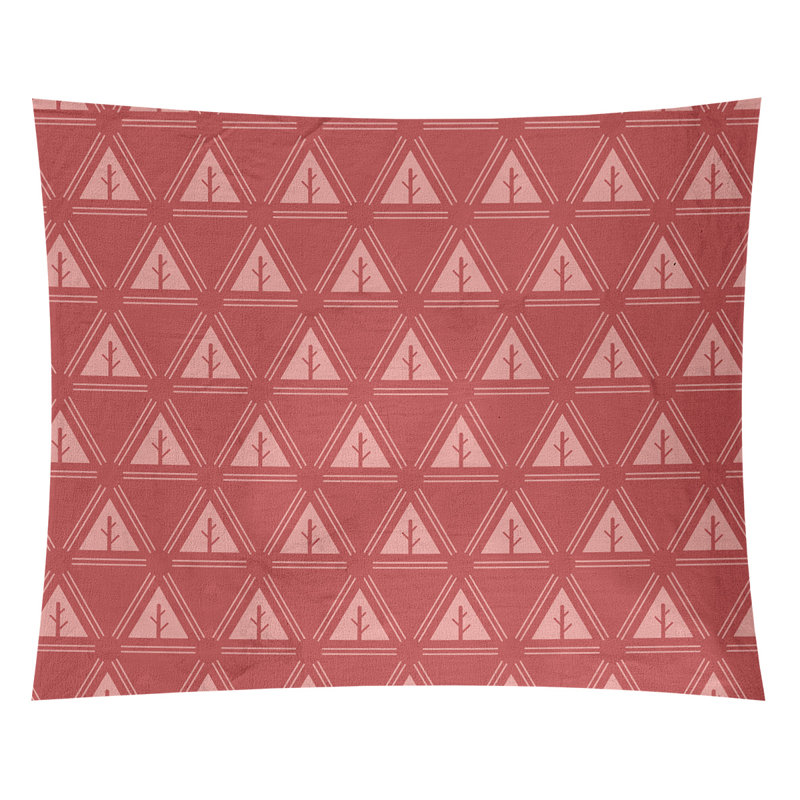 Tapisserie Barbra, H 27,5 po x l 37,5 po, Rouge