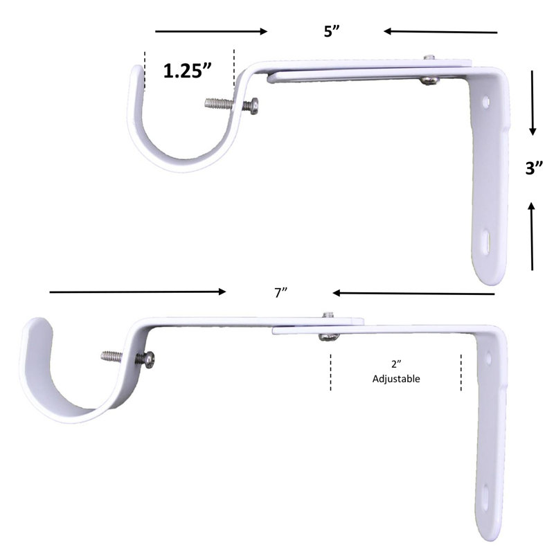 Perras Mounting Bracket, Glossy White