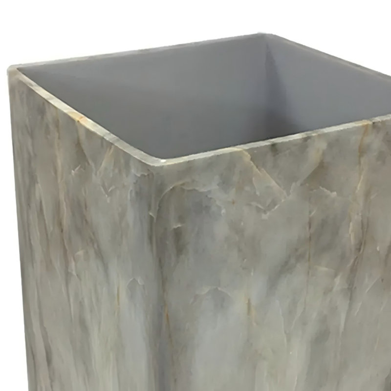 Marble Wastebasket, 7Qt