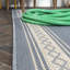 Cisse Classic Diamond Border Blue/Cream Indoor/Outdoor Rug-69806992