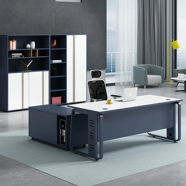 Heverlee 70.86'' Computer Desk with Outlet 17 Stories