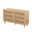 Armoire de rangement en rotin 6 tiroirs-747172474