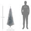 Arbre de Noël artificiel 5 pi, arbre de Noël mince avec 294 branches réalistes et support en plastique