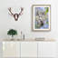 Resting Deer - Picture Frame Painting Print-55598536-55598535