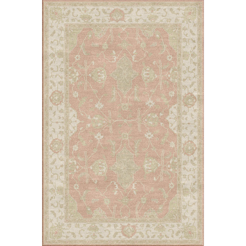 Tapis oriental taupe / rouge en laine noué à la main Pays de la loire, Rectangle 4 pi x 6 pi