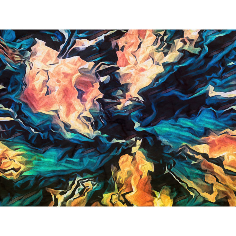 Cygnus X-1 par Denise Dundon, Toile avec cadre noir, H 24 po x l 32 po