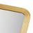 Rounded Rectangle Fluted Wall Mirror Gold See Below