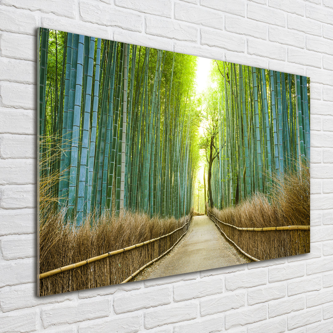 Glasbild Bamboo Forest