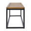 Banc industriel en bois et métal Jeco-869060314