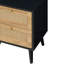 Anisjon & Rattan 2 Drawer Bedside Table-1317511962
