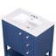 Meuble-lavabo de style transitionnel 30 po avec lavabo en céramique-114497793