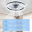 Ventilateur de plafond avec lumières DEL à intensité variable-438109375