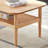 Burlywood Solid Wood Rectangular Coffee Table-941454841-941454842
