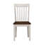 Ensemble de table carrée 36 po et 4 chaises latérales Chyral