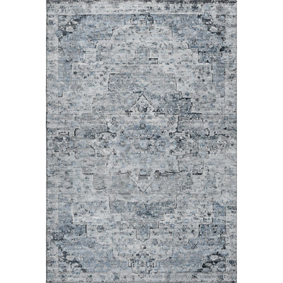 Premium Machine Washable Ashington AMF1832 Global Rug