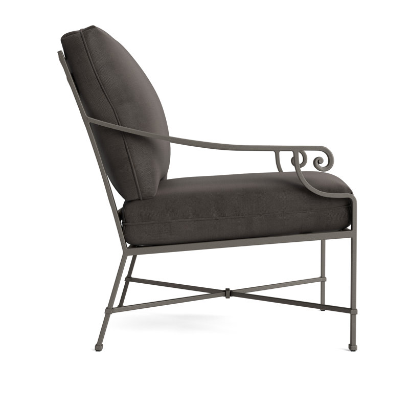 Venetian Outdoor Lounge Chair, Mica, Fusion Charcoal
