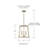 Thea 4 - Light Dimmable Lantern Geometric Chandelier-1712414841-1712414837
