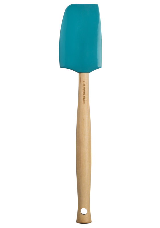 Silicone Small Spatula, White, 11.38"