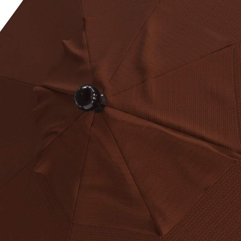 Parasol de marché 9 pi x 9 pi Hiott, Terre cuite - oléfine