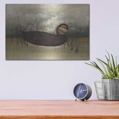 Rosalind Wheeler 'Black Duck' by David Carter Brown Metal Wall Art