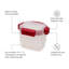 Joseph Joseph Nest Lock 8-Piece Rectangular Food Storage Container Set, BPA Free
