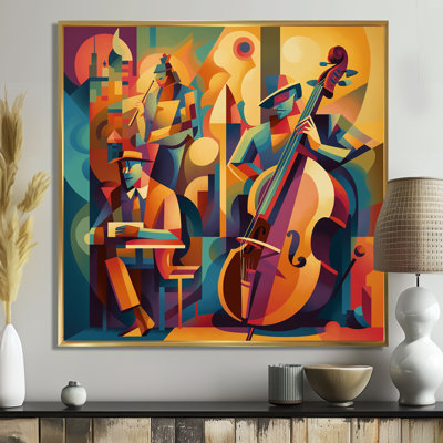 Jazz Band Performance I - Music Jazz Wall Art