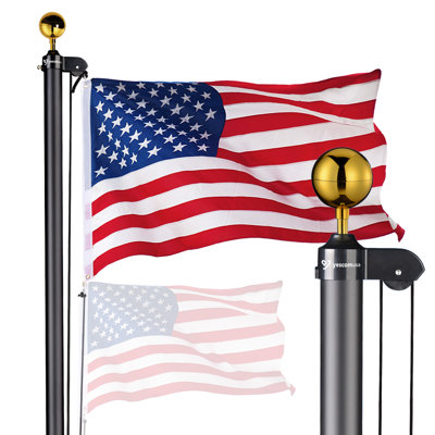 Double Sided 60'' W Polyester Flag Set