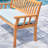 Solid Wood Eucalyptus Outdoor Bench