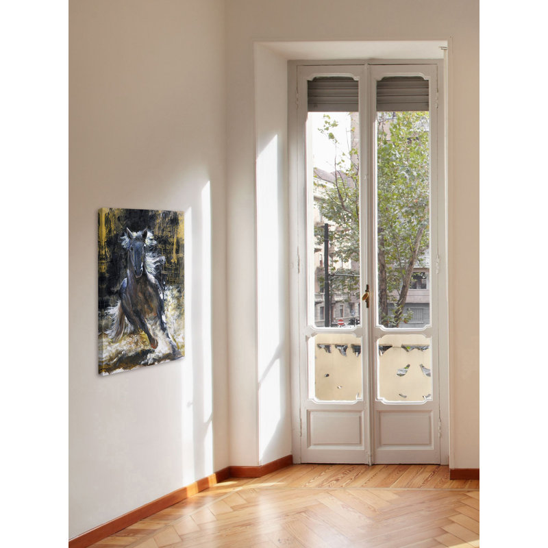 Legend 1 Piece Wrapped Canvas Painting, 76cm x 51cm x 3.81cm