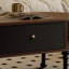 Table basse ovale de style français