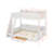 Twin Over Full Bunk Bed With Charging Station And Drawer-621667442