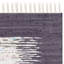 Tapis mauve / blanc en coton tissé à plat à la main Paynter-17628128