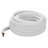 100ft Mini Split Line Set, 1/4” & 1/2” OD AC Copper Tubing Pipe, 3/8 White PE Thickened Insulated Coil with Flared Nuts, Strapping Tapes, for Mini Split Air Conditioner HVAC or Heat Pump System-123100301