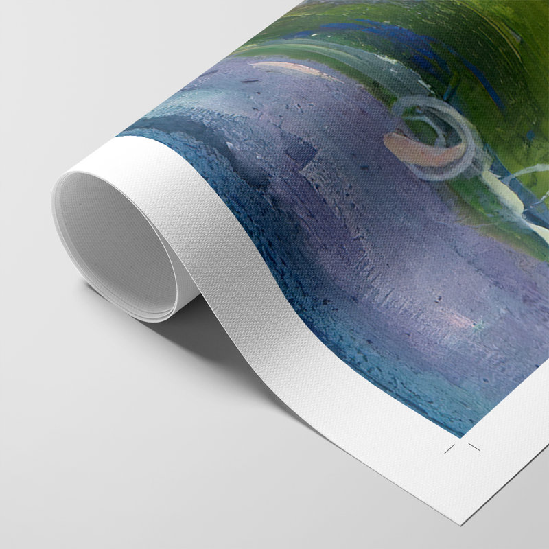 Bales of Color II - Impression sur toile seulement - NON-CADRE, H 18 po x l 12 po