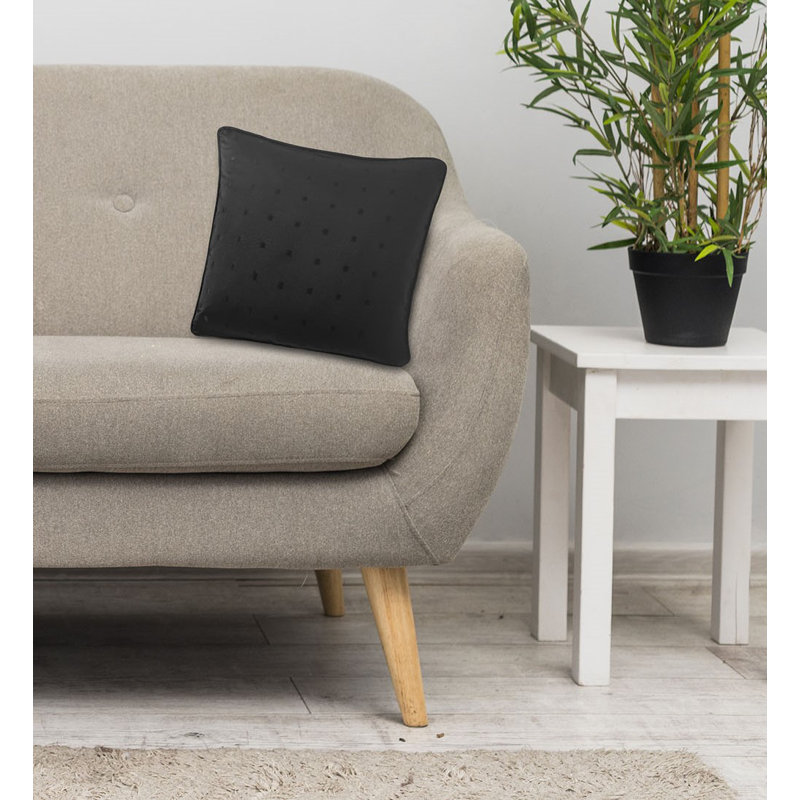 Norush Madison Geometric Scatter Cushion Cover With Filler Pad, 45cm H x 45cm W x 15cm D, Teal