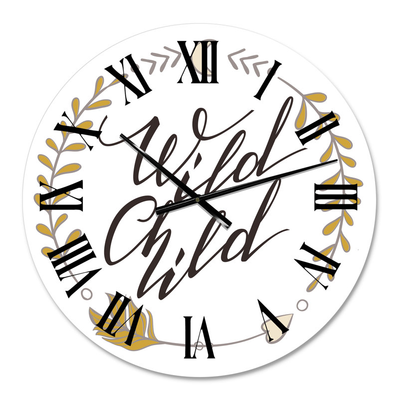 Wild Child - Traditional wall clock, Small