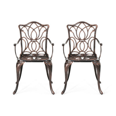 Tucson Dining Chair, Black Copper (Set Of 2)