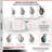 4 Piece Polyurethane Caster Set