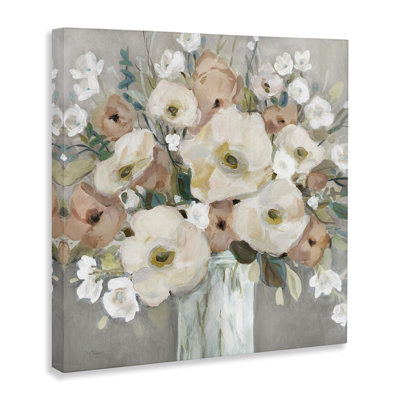 Bouquet of Pastels Canvas Wall Art by Carol Robinson