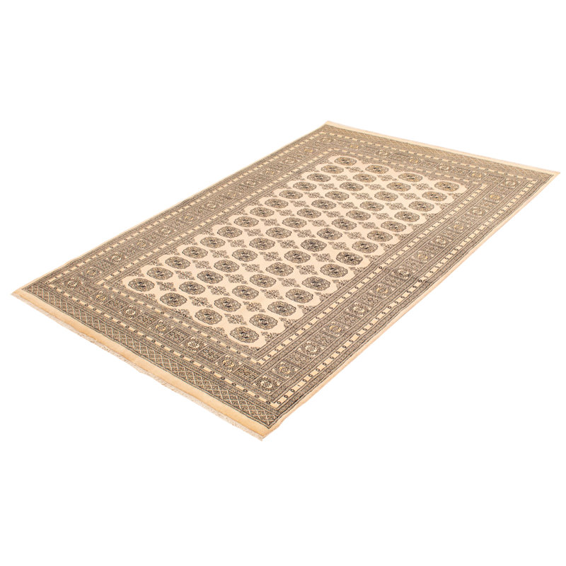 Anees One-of-a-Kind 6'0" X 8'1" New Age Wool Area Rug in Ivory