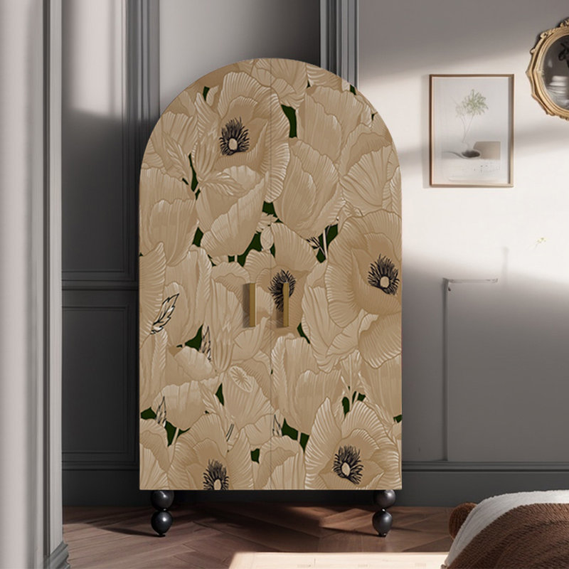 Garde-robe moderne à double porte pour vestiaire, Noir, noir, noir, noir